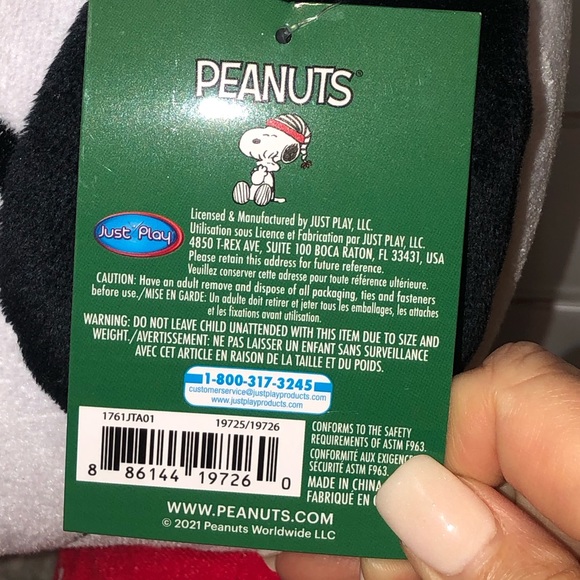 ✨NWT✨ Peanuts Snoopy & Woodstock Christmas Holiday Plush Doll Set - Picture 3 of 4